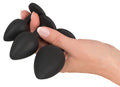 Black Velvets Anaal set met douche en 3 buttplugs - Zwart
