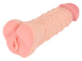 Nature Skin Masturbator 2-in-1 met aderen - Huidskleur