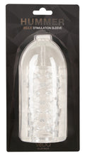 Suck-O-Mat Sleeve transparant met stimulerende textuur - Transparant