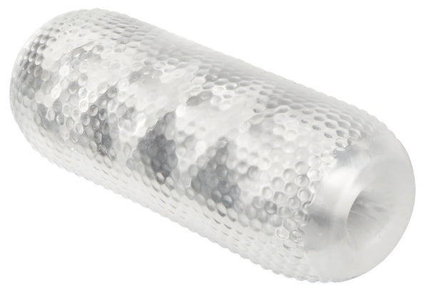 Stroker Pocket masturbator met gestippelde textuur - Transparant - Stroker - SKU: 5384850000