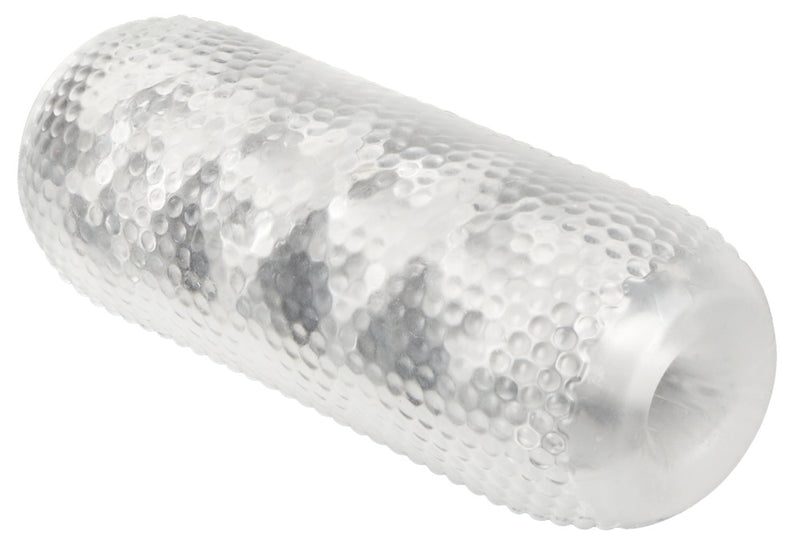 Stroker Pocket masturbator met gestippelde textuur - Transparant