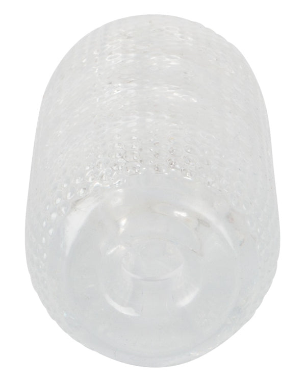 Stroker Pocket masturbator met gestippelde textuur - Transparant - Stroker - SKU: 5384850000