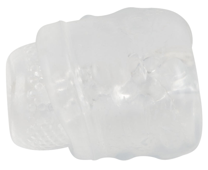 Stroker Pocket masturbator met gestippelde textuur - Transparant