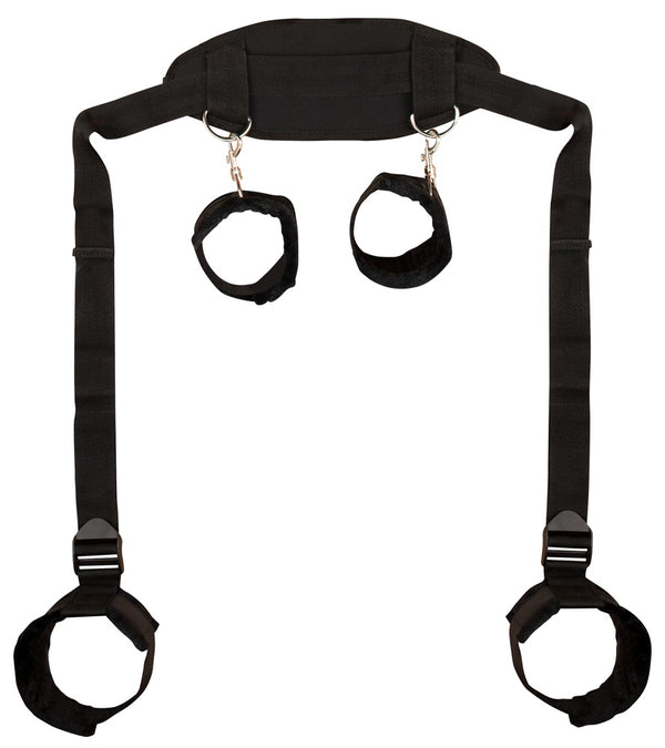 Bad Kitty Nek-, pols- en enkelboeien met verstelbare klittenband - Zwart - Bad Kitty - SKU: 5385400000