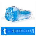 Fleshlight Masturbator met dubbele zuigkracht en gestippelde sleeve - **Blauw**