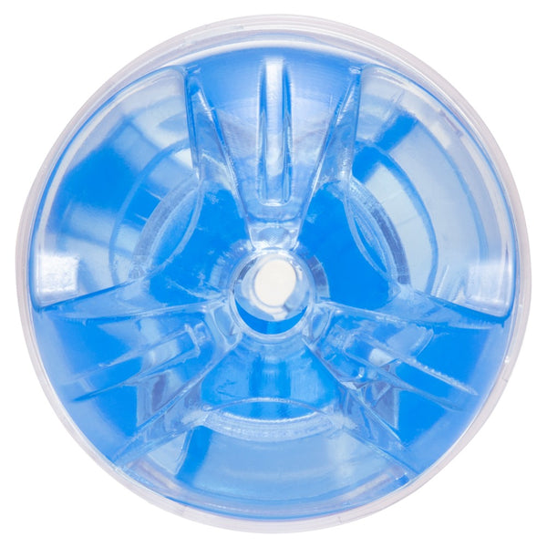 Fleshlight Masturbator met dubbele zuigkracht en gestippelde sleeve - **Blauw** - Fleshlight - SKU: 5385660000