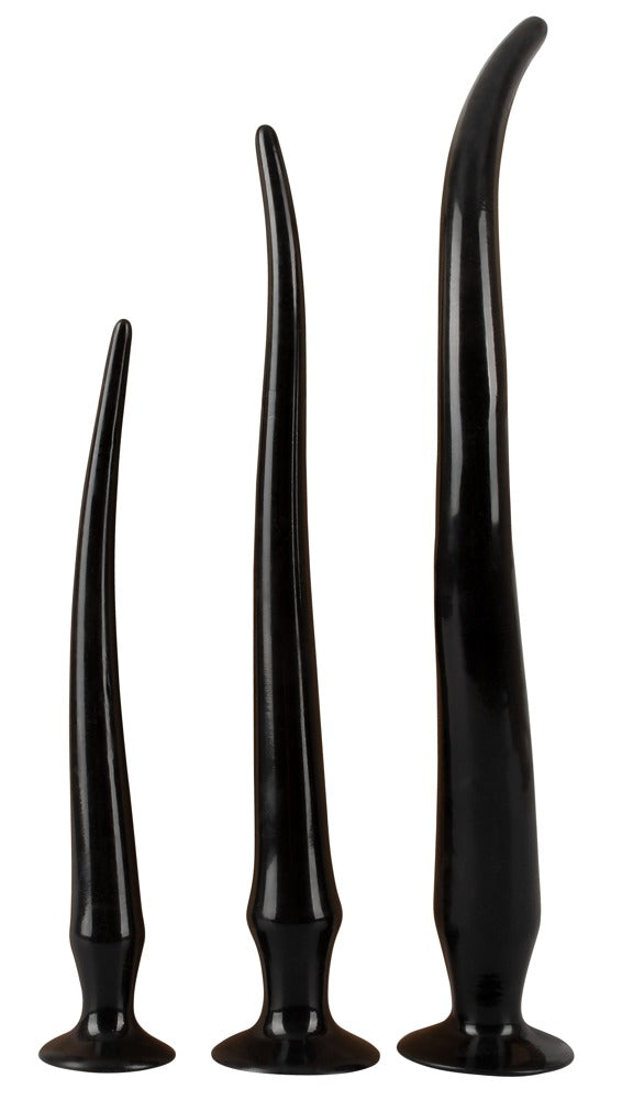 You2Toys Superlang flexibel buttplug trio - Zwart - You2Toys - SKU: 5387010000
