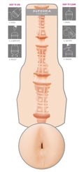 Fleshlight Anaal masturbator met texturen - Huidskleur