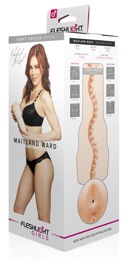 Fleshlight Maitland Ward anaal - Huidskleur Licht - Fleshlight - SKU: 5387790000