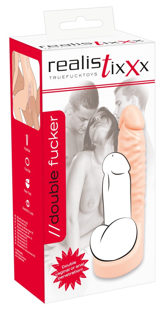 Realistixxx Dubbele neuker - Huidskleur