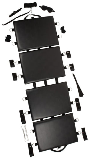 You2Toys Bondageplank opvouwbaar met 4 zitvlakken - Zwart