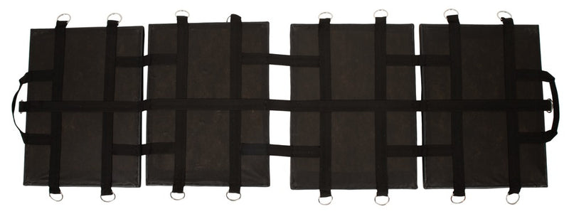 You2Toys Bondageplank opvouwbaar met 4 zitvlakken - Zwart