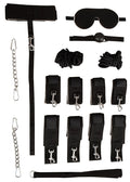 You2Toys Bondageplank opvouwbaar met 4 zitvlakken - Zwart