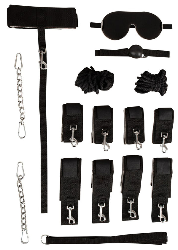 You2Toys Bondageplank opvouwbaar met 4 zitvlakken - Zwart - You2Toys - SKU: 5389300000
