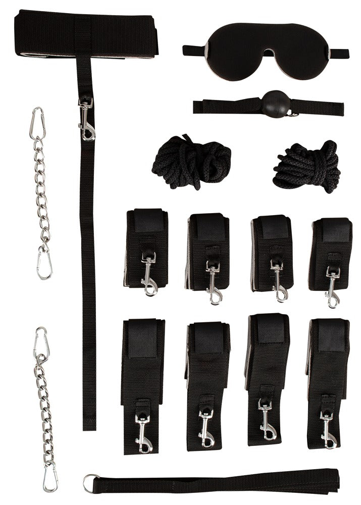 You2Toys Bondageplank opvouwbaar met 4 zitvlakken - Zwart