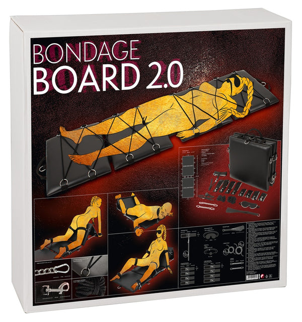 You2Toys Bondageplank opvouwbaar met 4 zitvlakken - Zwart - You2Toys - SKU: 5389300000