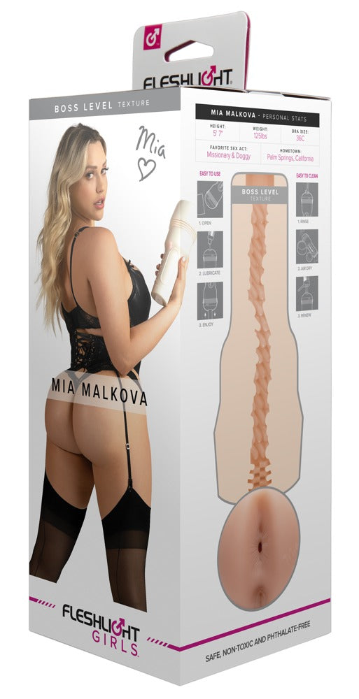 Fleshlight Mia Malkova Boss Level - Huidskleur Licht