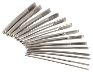 Penisplug Dilator set - Zilver