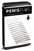 Penisplug Dilator set - Zilver