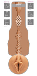 Fleshlight Sleeve met realistische texturen - Huidskleur