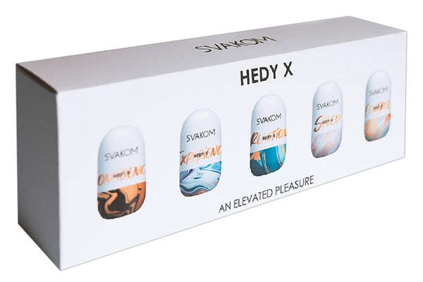 SVAKOM Masturbator set met 5 verwijderbare koppen - Wit - SVAKOM - SKU: 5394060000