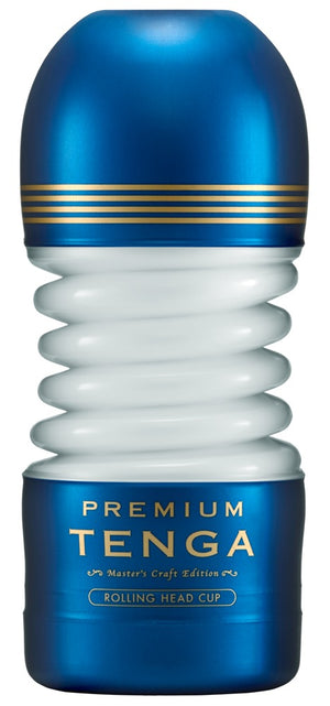 TENGA Koproller met textuur en flexibele cup - Wit