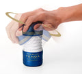 TENGA Koproller met textuur en flexibele cup - Wit