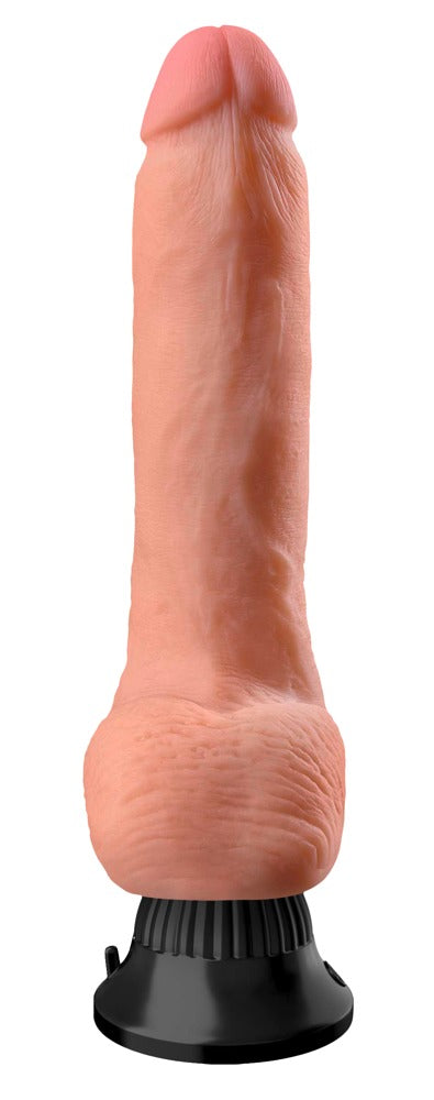 Real Feel Deluxe Vibrator realistisch met aderen - Huidskleur
