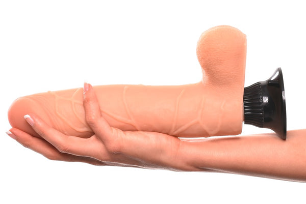 Real Feel Deluxe Vibrator realistisch met levensechte textuur - Huidskleur - Real Feel Deluxe - SKU: 5400560000