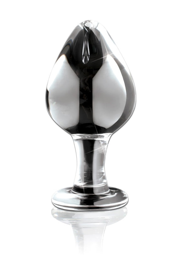 Icicles Glazen plug met temperatuurwissel - Transparant - Icicles - SKU: 5402770000