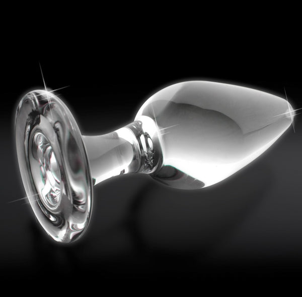 Icicles Glazen plug voor massage - Transparant - Icicles - SKU: 5402850000
