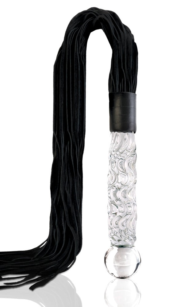 Icicles glas dildo met textuur - Transparant - Icicles - SKU: 5403070000