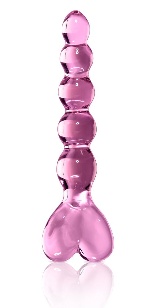 Icicles Glazen dildo opwarmbaar/afkoelbaar - Roze