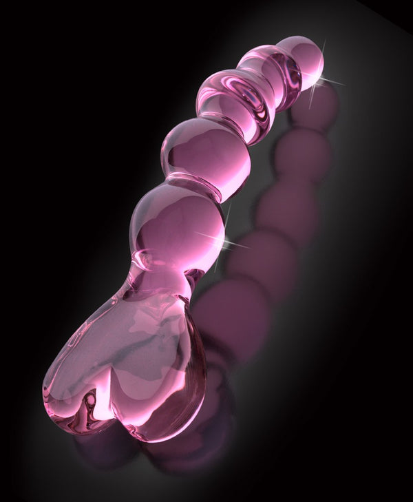 Icicles Glazen dildo opwarmbaar/afkoelbaar - Roze - Icicles - SKU: 5403150000
