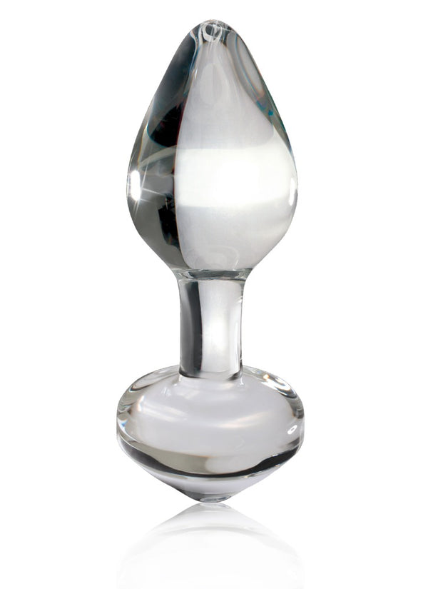 Icicles Glazen plug met temperatuurwissel - Transparant - Icicles - SKU: 5403230000