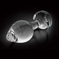 Icicles Glazen plug met temperatuurwissel - Transparant
