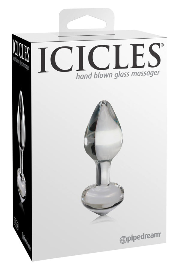 Icicles glazen plug met warmtewissel - Transparant - Icicles - SKU: 5403230000