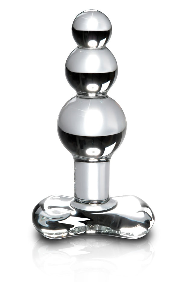 Icicles Glazen plug met temperatuurwissel - Transparant - Icicles - SKU: 5403400000