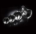 Icicles Glazen plug met temperatuurwissel - Transparant