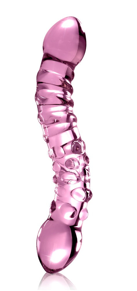Icicles handgeblazen glazen dildo Nr 55 - Roze - Icicles - SKU: 5403580000
