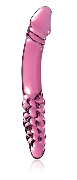 Icicles Glazen dildo opwarmbaar/afkoelbaar - Roze
