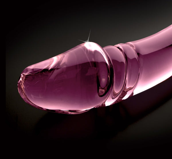 Icicles handgeblazen glazen dildo Nr 57 - Roze - Icicles - SKU: 5403660000