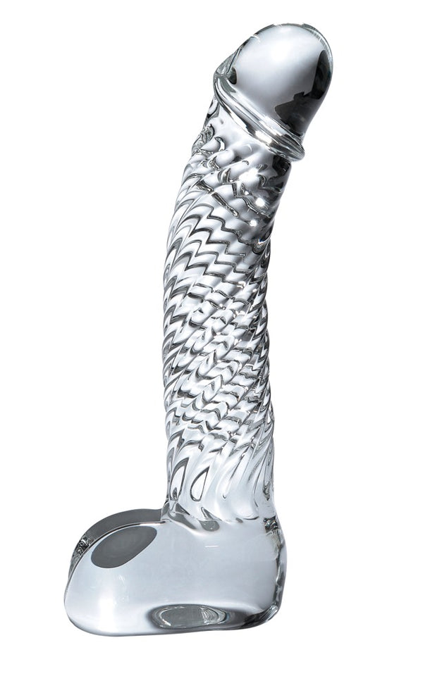Icicles Glazen dildo met temperatuurwissel - Transparant - Icicles - SKU: 5403820000