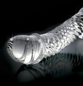 Icicles Glazen dildo met temperatuurwissel - Transparant
