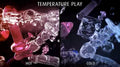 Icicles Glazen dildo met temperatuurwissel - Transparant