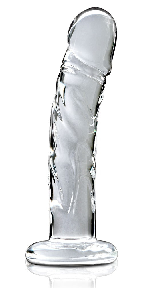 Icicles Glazen dildo met temperatuureffect - Transparant - Icicles - SKU: 5403900000