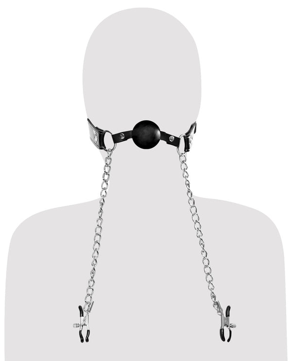Fetish Fantasy Extreme kogel gag - Zilver - Fetish Fantasy Extreme - SKU: 5404710000