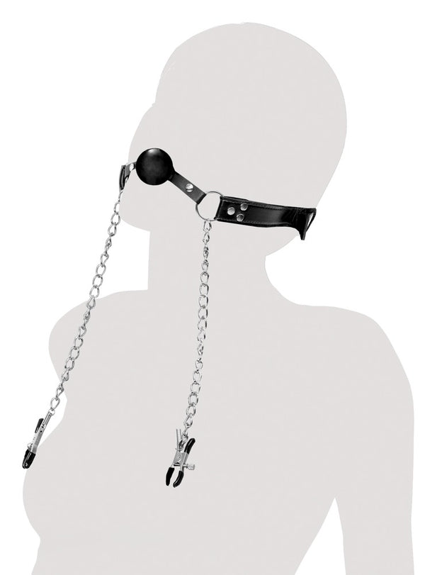 Fetish Fantasy Extreme kogel gag - Zilver - Fetish Fantasy Extreme - SKU: 5404710000
