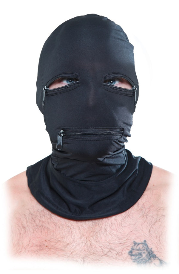 Fetish Fantasy Series Masker met ritsen - Zwart - Fetish Fantasy Series - SKU: 5406170000