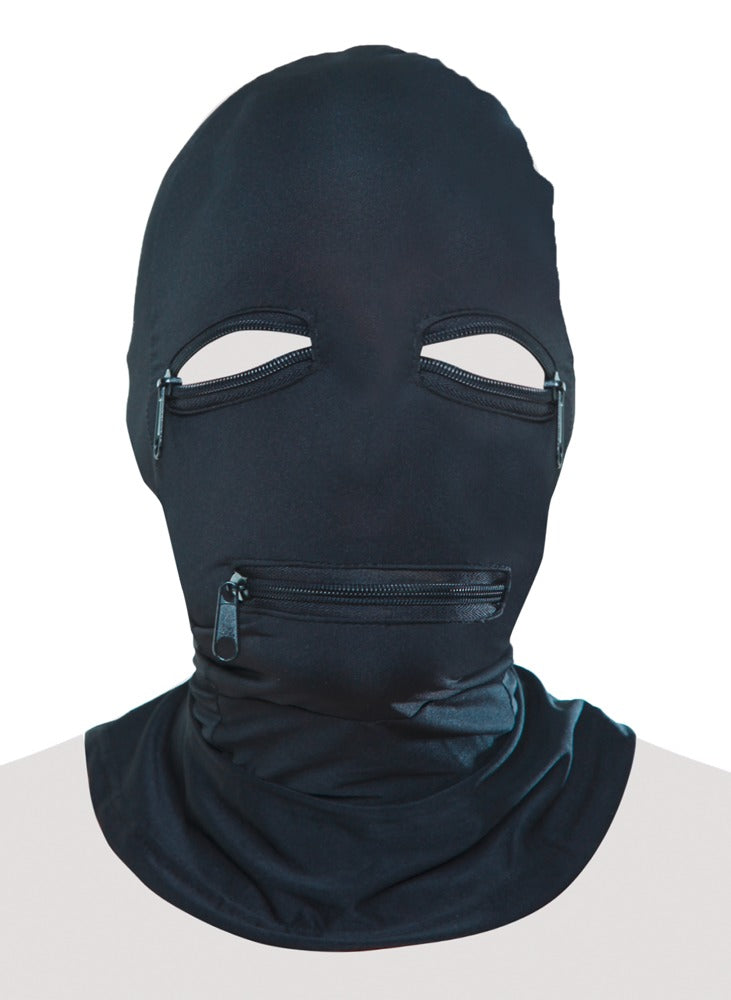 Fetish Fantasy Series Masker met ritsen - Zwart